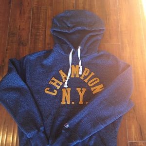 Navy Blue Authentic Champion Hoodie